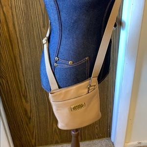 Leather Michael Michael Kors crossbody purse